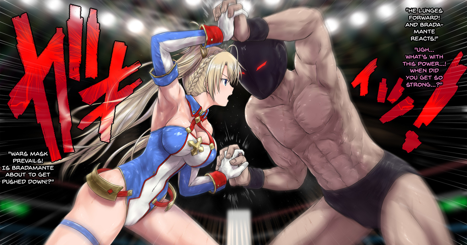 Hentai Manga Comic-Bradamante VS Wars Mask Battle Fuck Colosseum-Read-6